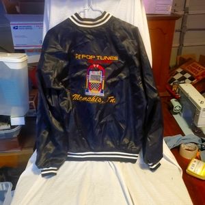 Vintage Hartwell Satin Jacket PT Tunes Record Shop Memphis TN